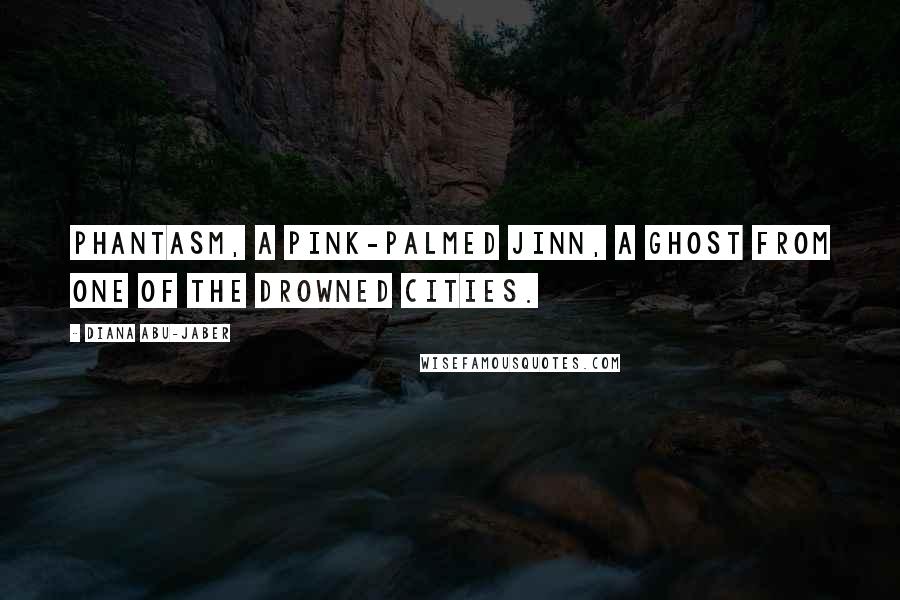Diana Abu-Jaber Quotes: Phantasm, a pink-palmed jinn, a ghost from one of the drowned cities.