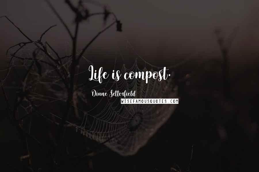Diane Setterfield Quotes: Life is compost.