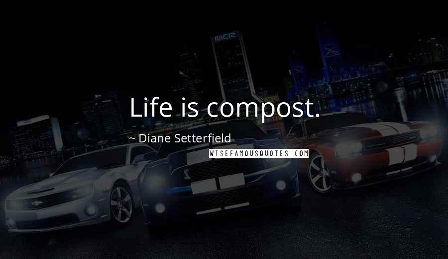 Diane Setterfield Quotes: Life is compost.