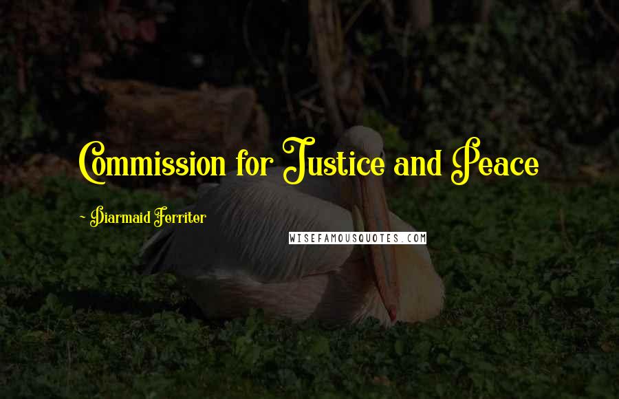 Diarmaid Ferriter Quotes: Commission for Justice and Peace