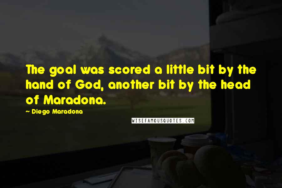 Diego Maradona Quotes: The goal was scored a little bit by the hand of God, another bit by the head of Maradona.