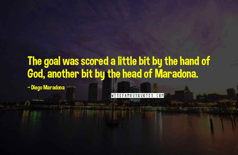 Diego Maradona Quotes: The goal was scored a little bit by the hand of God, another bit by the head of Maradona.