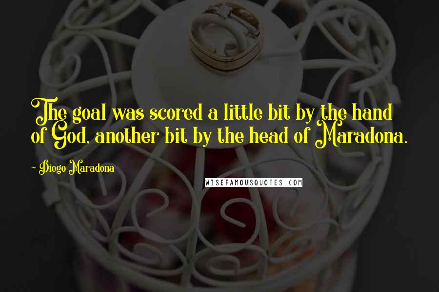 Diego Maradona Quotes: The goal was scored a little bit by the hand of God, another bit by the head of Maradona.