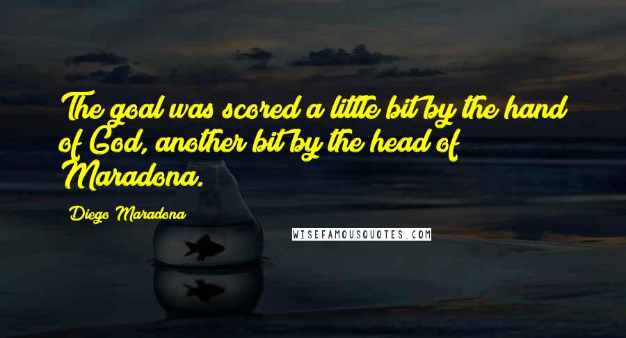 Diego Maradona Quotes: The goal was scored a little bit by the hand of God, another bit by the head of Maradona.