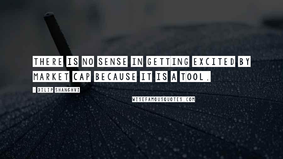 Dilip Shanghvi Quotes: There is no sense in getting excited by market cap because it is a tool.