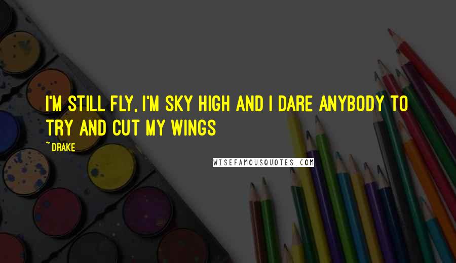 Drake Quotes: I'm still fly, I'm sky high and I dare anybody to try and cut my wings