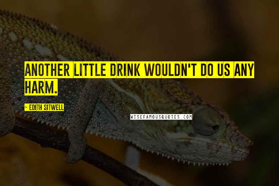 Edith Sitwell Quotes: Another little drink wouldn't do us any harm.