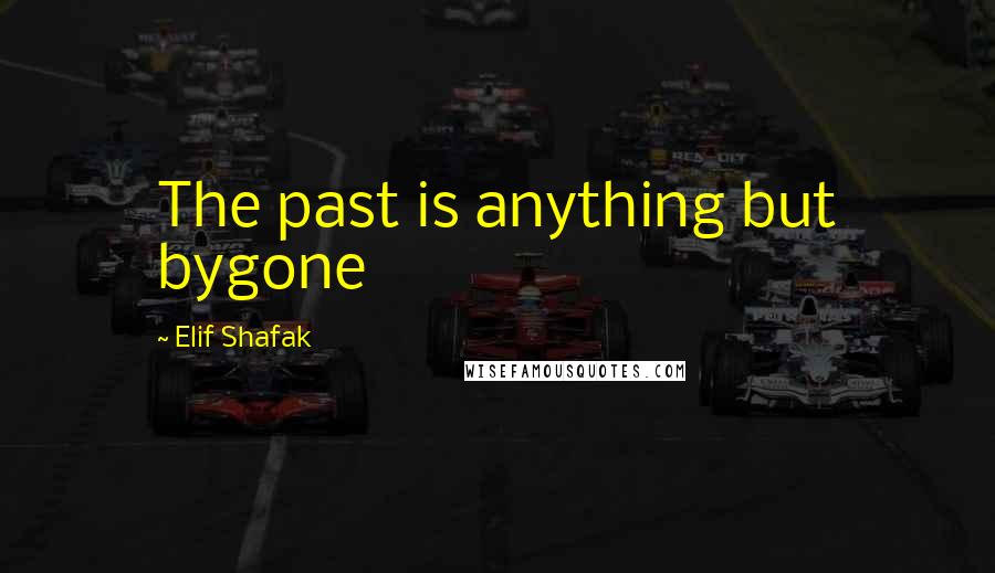 Elif Shafak Quotes: The past is anything but bygone