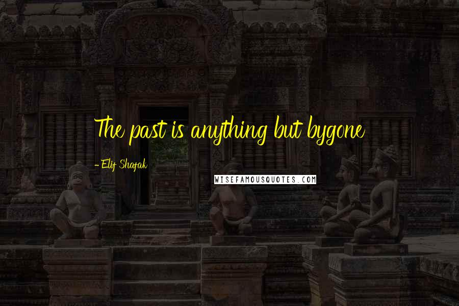 Elif Shafak Quotes: The past is anything but bygone