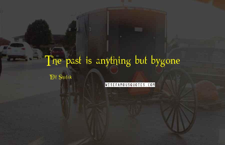 Elif Shafak Quotes: The past is anything but bygone