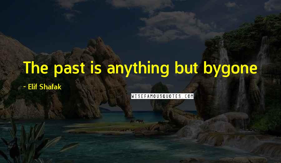 Elif Shafak Quotes: The past is anything but bygone