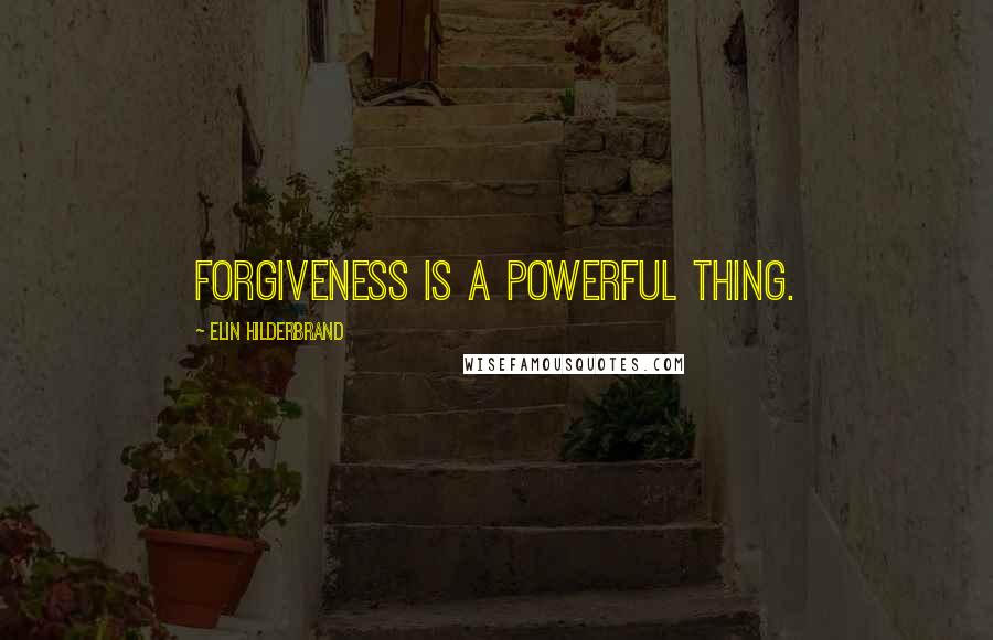 Elin Hilderbrand Quotes: Forgiveness is a powerful thing.