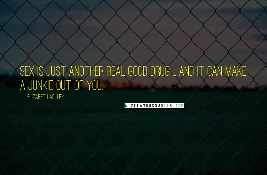 Elizabeth Ashley Quotes: Sex is just another real good drug ... and it can make a junkie out of you.