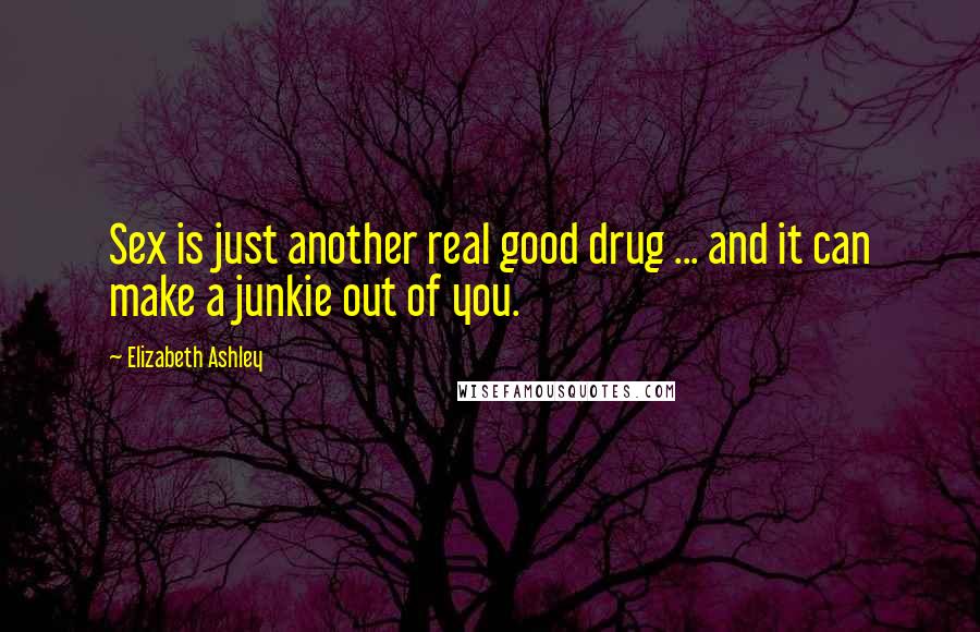 Elizabeth Ashley Quotes: Sex is just another real good drug ... and it can make a junkie out of you.