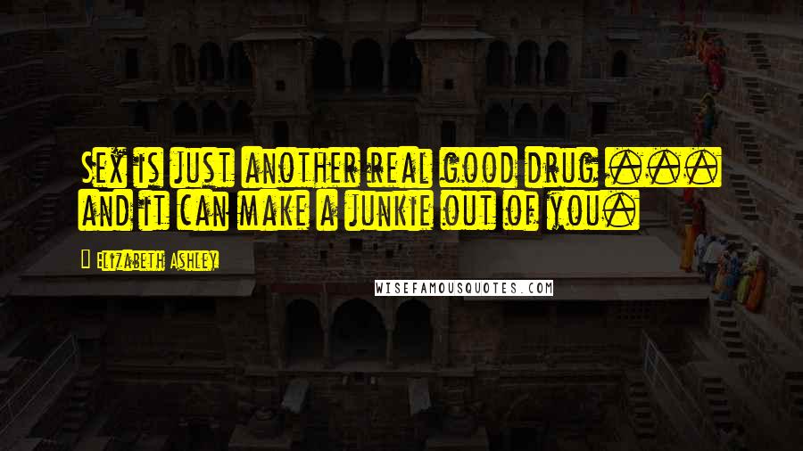 Elizabeth Ashley Quotes: Sex is just another real good drug ... and it can make a junkie out of you.