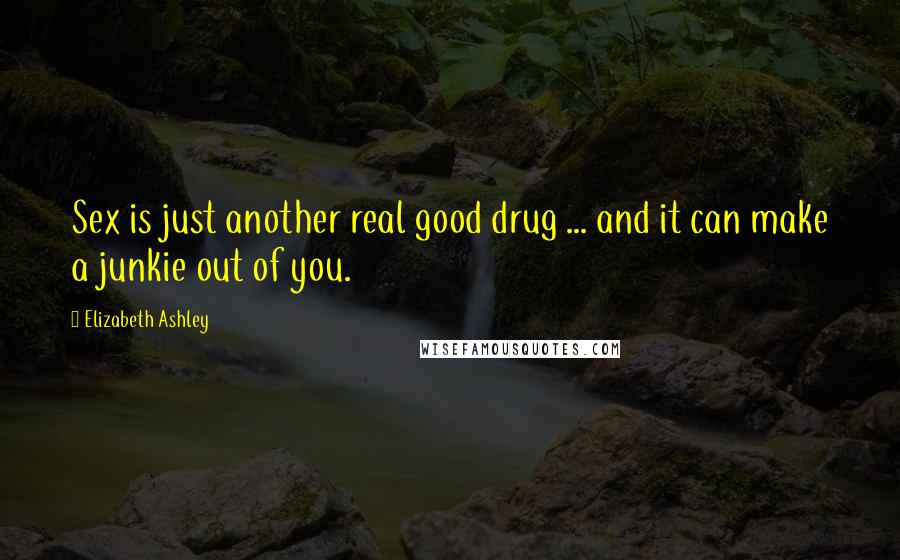 Elizabeth Ashley Quotes: Sex is just another real good drug ... and it can make a junkie out of you.