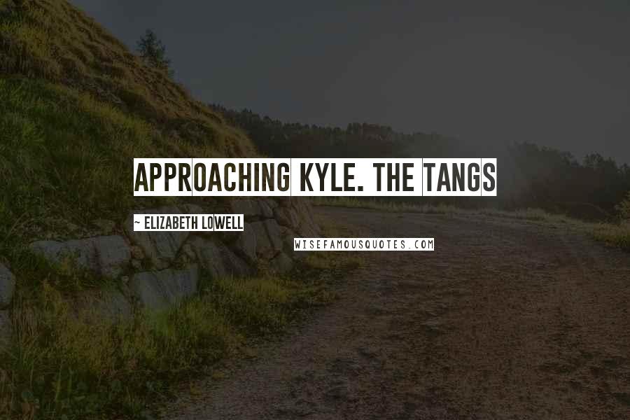 Elizabeth Lowell Quotes: approaching Kyle. The Tangs