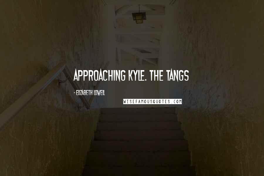 Elizabeth Lowell Quotes: approaching Kyle. The Tangs