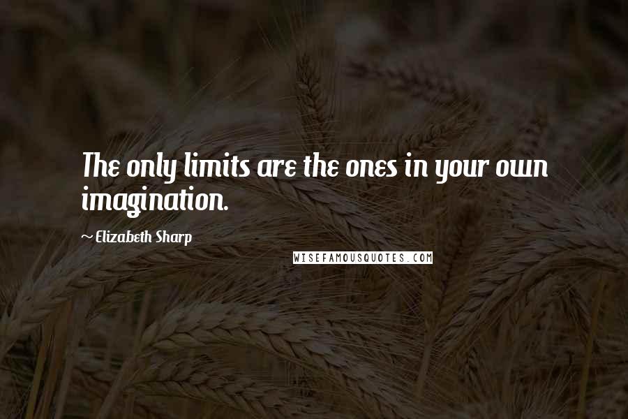 Elizabeth Sharp Quotes: The only limits are the ones in your own imagination.