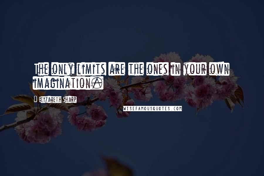 Elizabeth Sharp Quotes: The only limits are the ones in your own imagination.