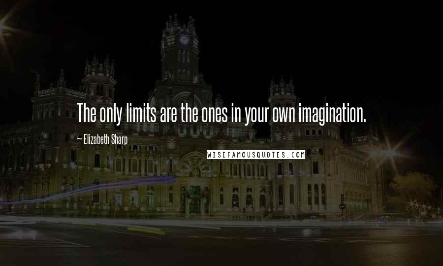 Elizabeth Sharp Quotes: The only limits are the ones in your own imagination.