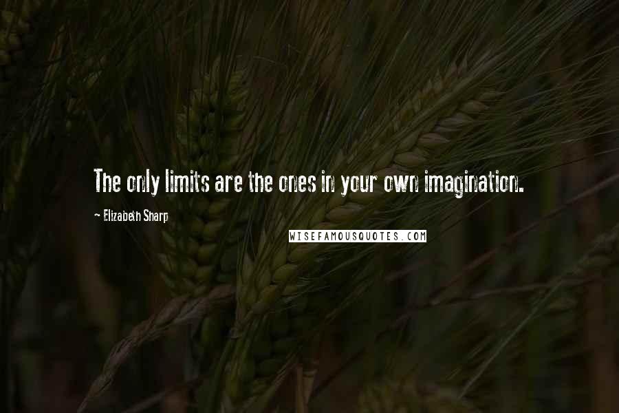 Elizabeth Sharp Quotes: The only limits are the ones in your own imagination.