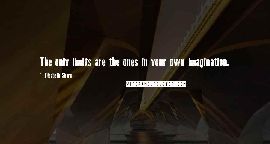 Elizabeth Sharp Quotes: The only limits are the ones in your own imagination.