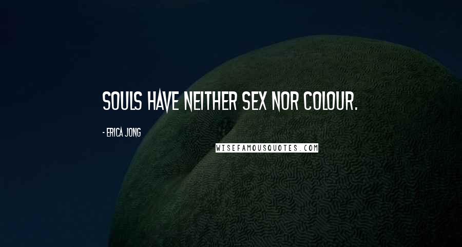 Erica Jong Quotes: Souls have neither Sex nor Colour.