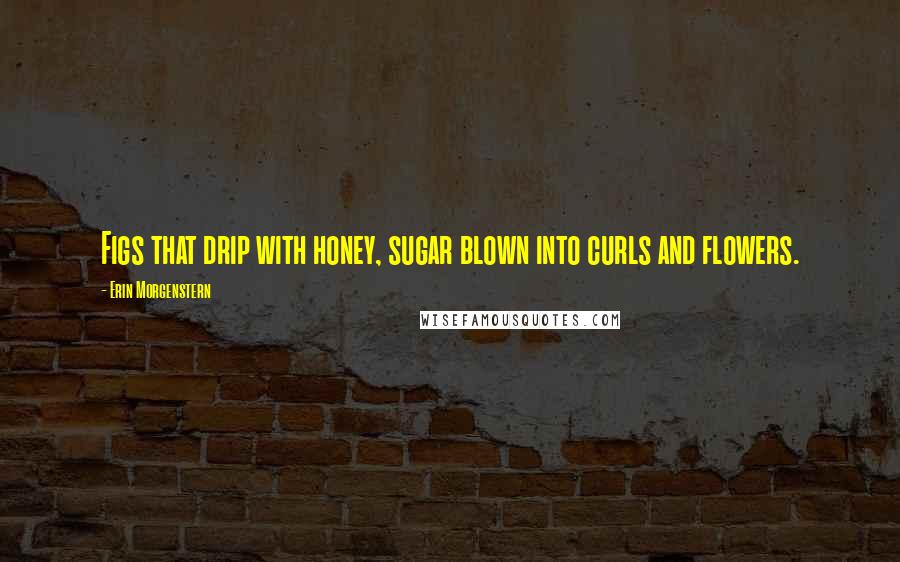 Erin Morgenstern Quotes: Figs that drip with honey, sugar blown into curls and flowers.