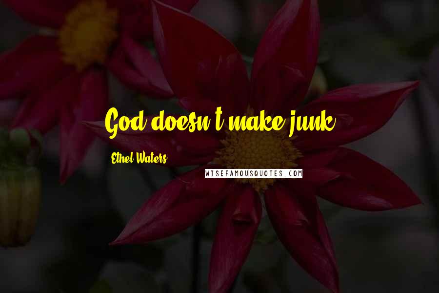 Ethel Waters Quotes: God doesn't make junk
