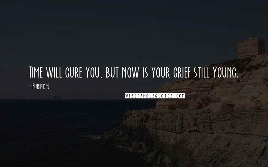 Euripides Quotes: Time will cure you, but now is your grief still young.