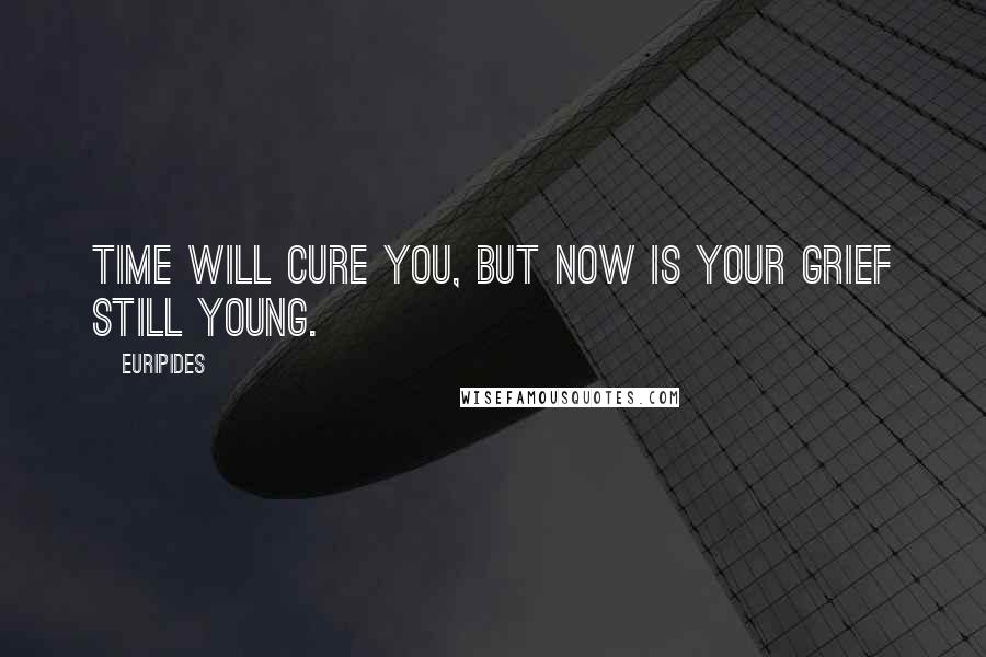 Euripides Quotes: Time will cure you, but now is your grief still young.