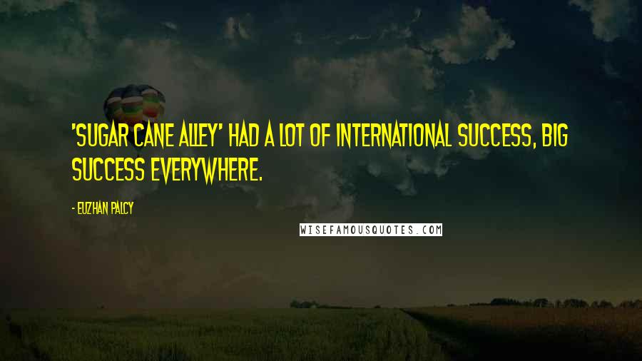 Euzhan Palcy Quotes: 'Sugar Cane Alley' had a lot of international success, big success everywhere.