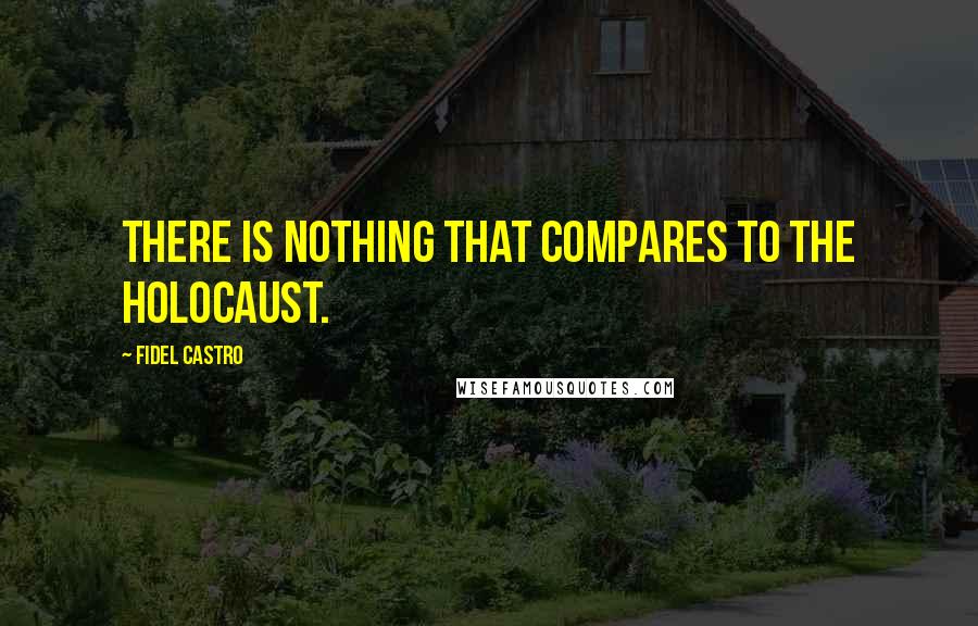 Fidel Castro Quotes: There is nothing that compares to the Holocaust.