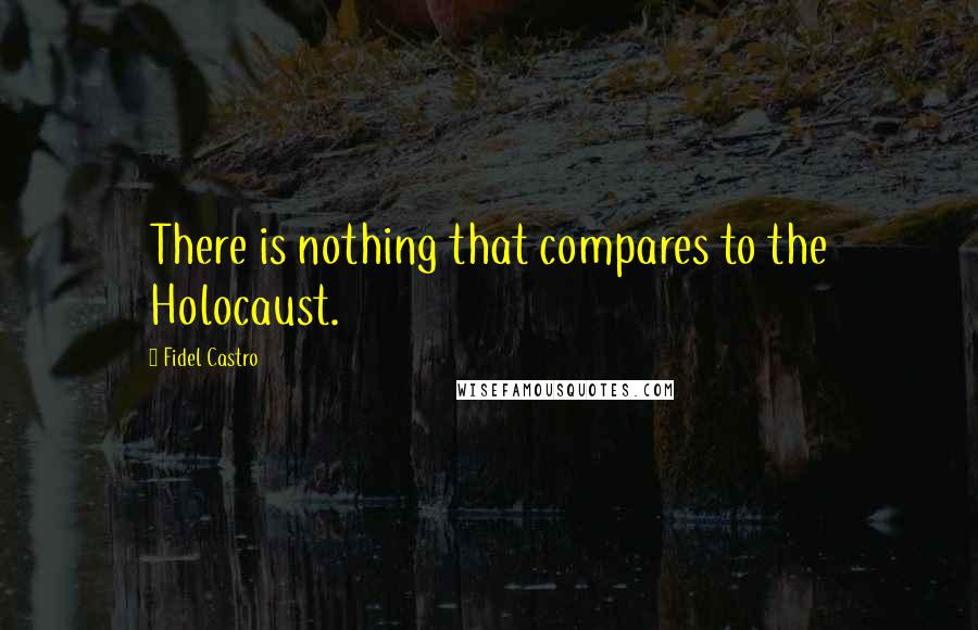 Fidel Castro Quotes: There is nothing that compares to the Holocaust.