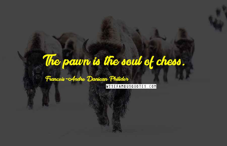 Francois-Andre Danican Philidor Quotes: The pawn is the soul of chess.