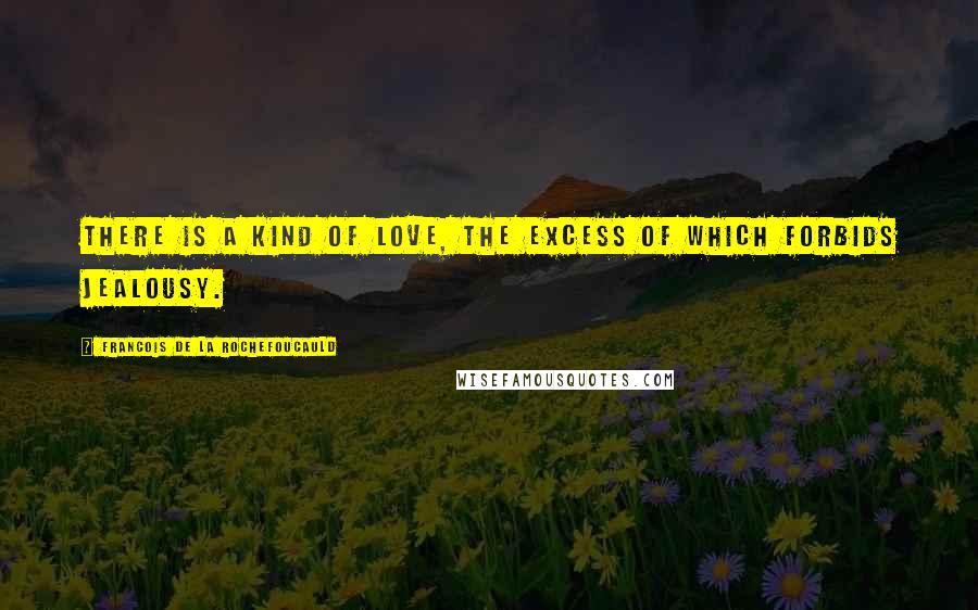 Francois De La Rochefoucauld Quotes: There is a kind of love, the excess of which forbids jealousy.