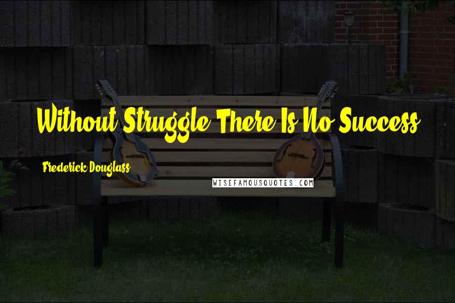 Frederick Douglass Quotes: Without Struggle There Is No Success