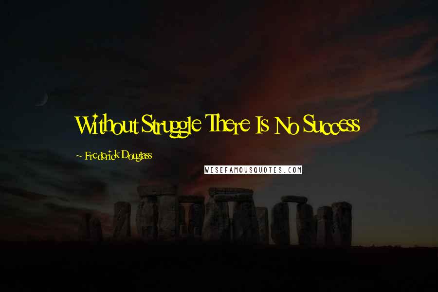 Frederick Douglass Quotes: Without Struggle There Is No Success