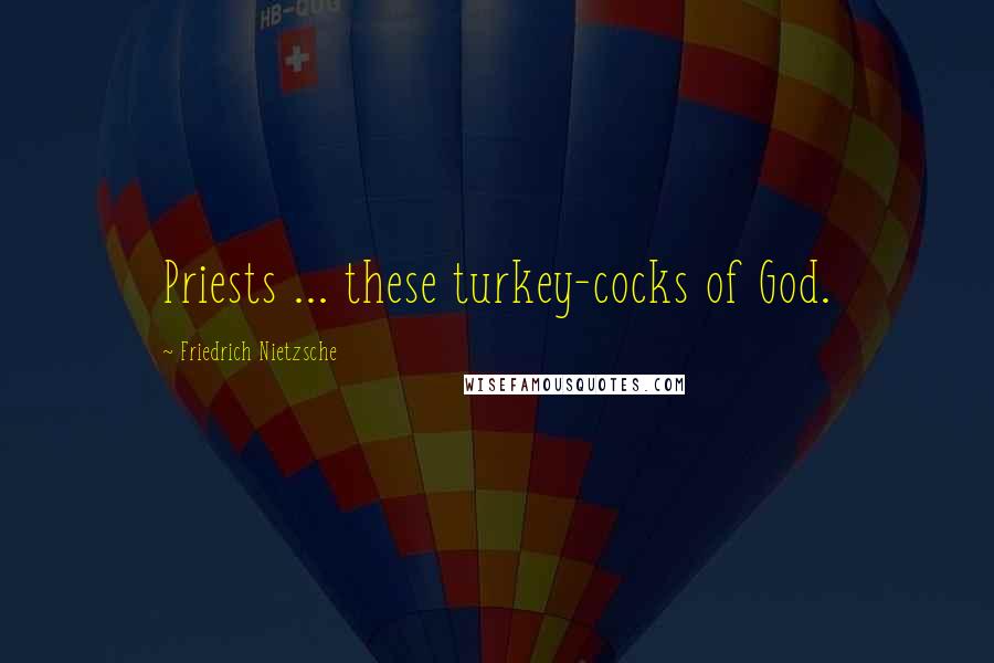 Friedrich Nietzsche Quotes: Priests ... these turkey-cocks of God.