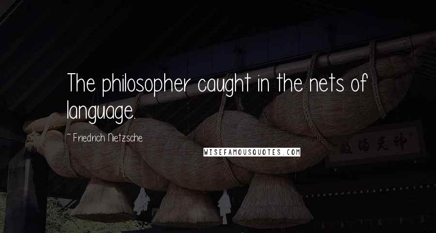 Friedrich Nietzsche Quotes: The philosopher caught in the nets of language.