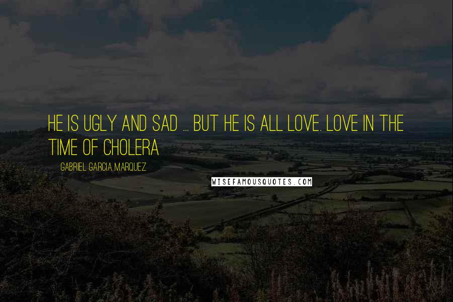 Gabriel Garcia Marquez Quotes: He is ugly and sad ... but he is all love. Love in the Time of Cholera