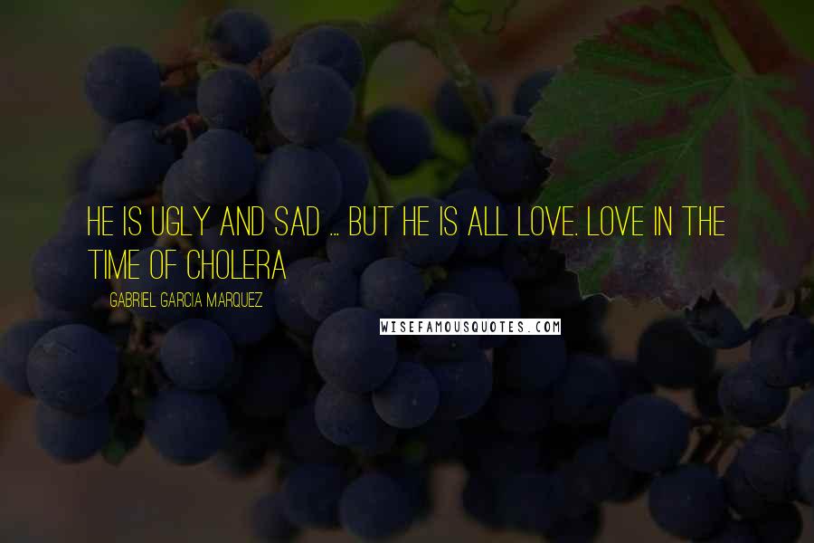 Gabriel Garcia Marquez Quotes: He is ugly and sad ... but he is all love. Love in the Time of Cholera