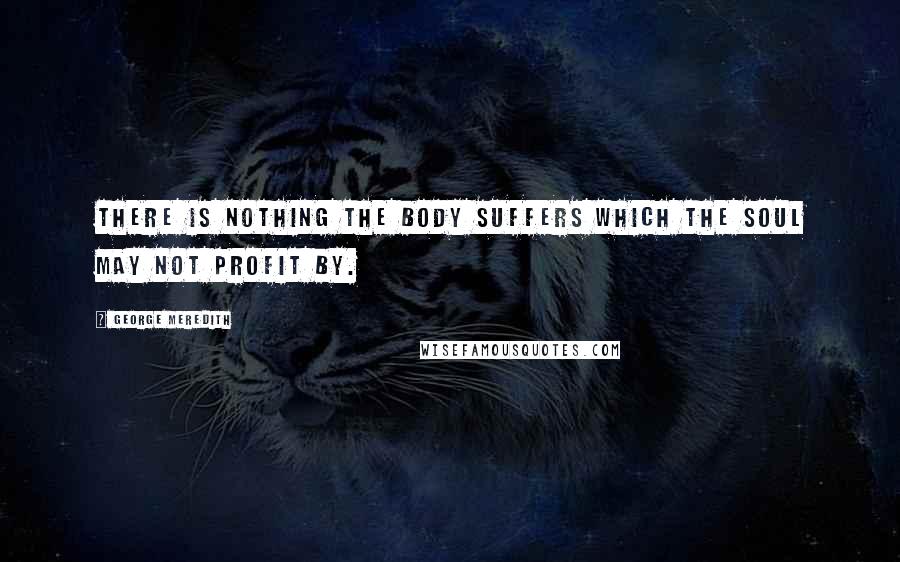 George Meredith Quotes: There is nothing the body suffers which the soul may not profit by.