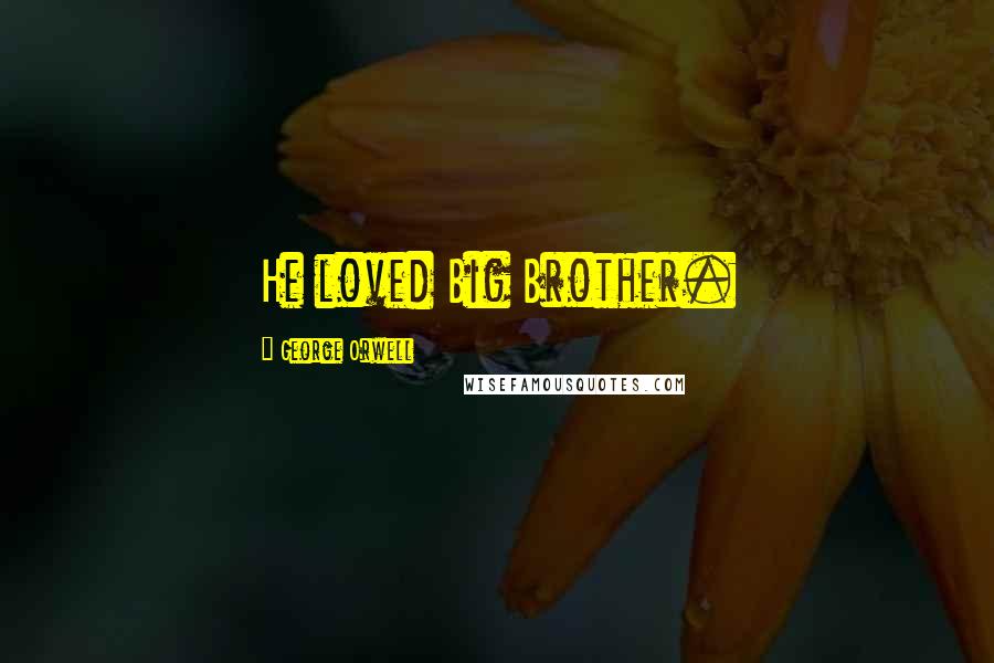 George Orwell Quotes: He loved Big Brother.