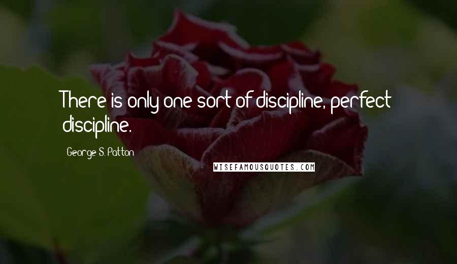 George S. Patton Quotes: There is only one sort of discipline, perfect discipline.