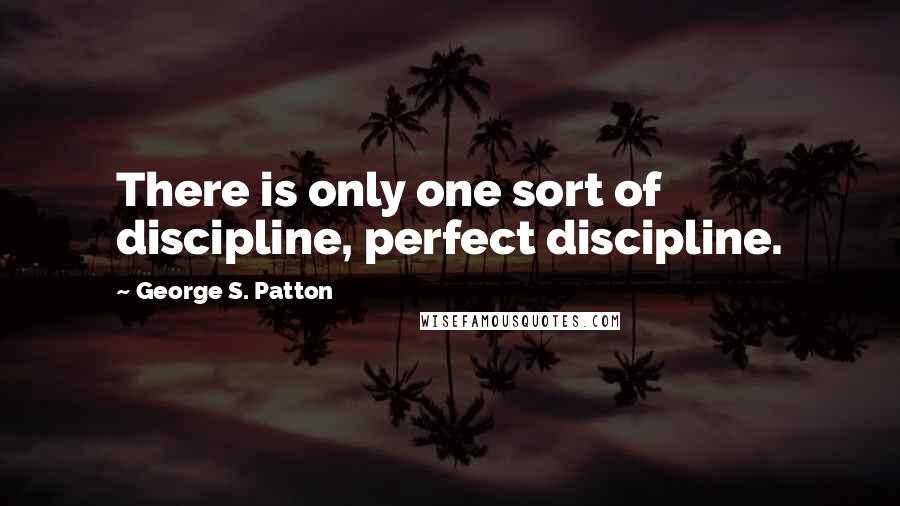 George S. Patton Quotes: There is only one sort of discipline, perfect discipline.