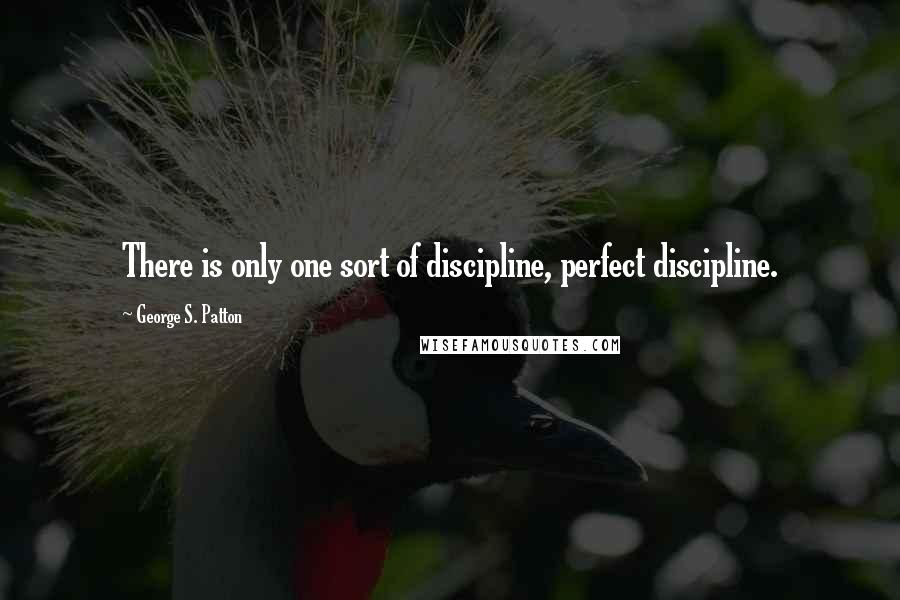 George S. Patton Quotes: There is only one sort of discipline, perfect discipline.