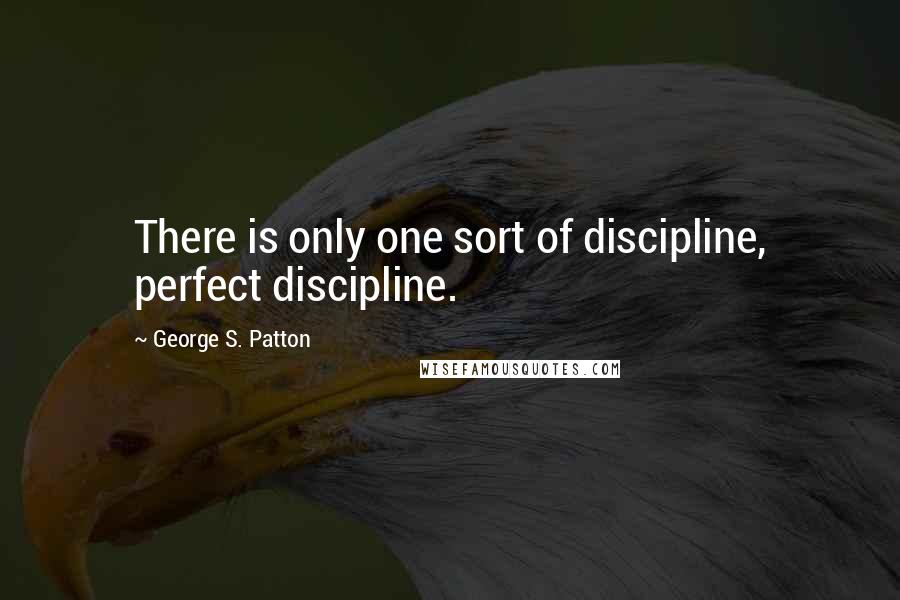George S. Patton Quotes: There is only one sort of discipline, perfect discipline.