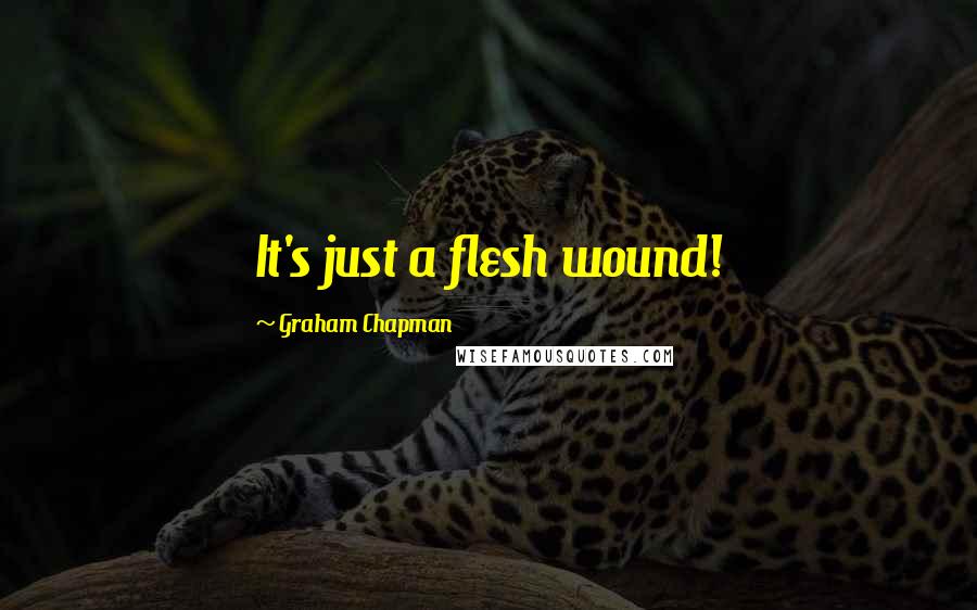 Graham Chapman Quotes: It's just a flesh wound!